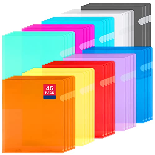 45 Stück Aktenhülle Dokumentenordner A4,10 Farben Aktenhülle A4,Dokumententaschen A4 Kumententaschen für die Aufbewahrung von Papier,Bunt Dokumenten Mappen Ordner für das Büro der Schule 45 Stück Aktenhülle Dokumentenordner A4,10 Farben Aktenhülle A4,Dokumententaschen A4 Kumententaschen für die Aufbewahrung von Papier,Bunt Dokumenten Mappen Ordner für das Büro der Schule von Vetory