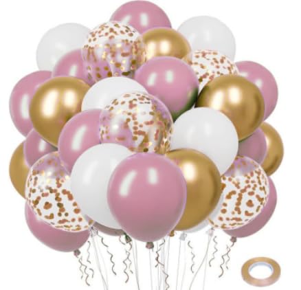 VewePata Balloons Helium Ballons Set,60 Stück,15m Band,mit Zahlenballons 0-9,Luftballons Pastell,für Party Baby Shower, Jahrestag,Ballons Geburtstag,Luftballons Hochzeit (Grün-Set) von VewePata