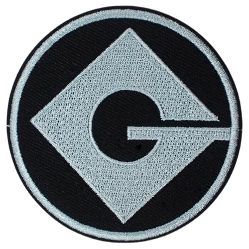G bestickter Aufnäher zum Aufbügeln oder Aufnähen, Cartoon-Thema, 7,6 cm, für Hemden, Applikation, Kostüm, Halloween, Cosplay, Souvenir (G) von Veworn