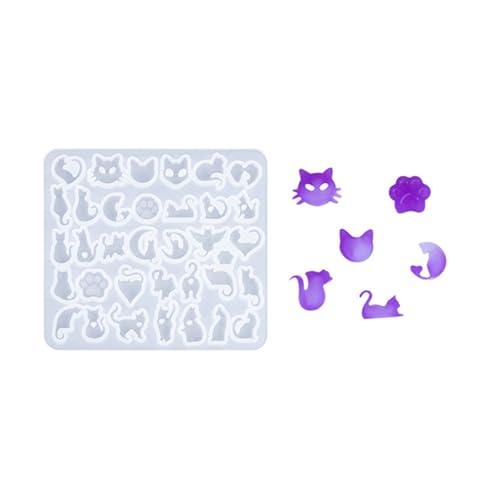Elegante Robuste Silikonkatzen Ohrringform Für Schmuckzubehör Für Handwerk Von Lieferungen Hauszubehör Silikonohrring Katzen Schimmel von Vexebnular