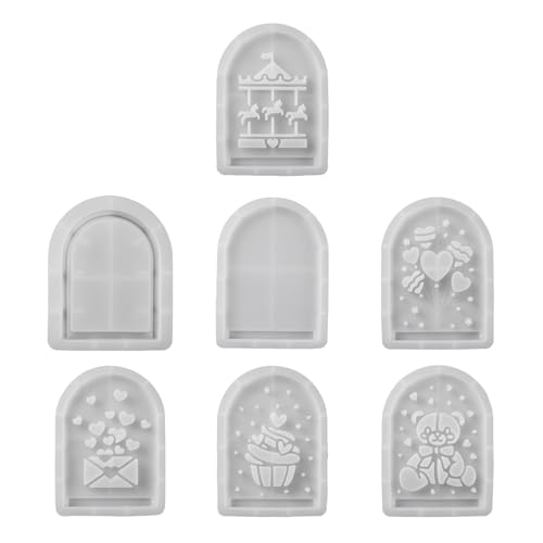 Set Von 7 Vielseitigen Silhouetten Silikonform Set Perfekt Für Handwerksliebhaber Die Harz Und Gips Kunstwerke Schaffen Set Von 7 Vielseitigen Silhouetten Silikonform Set Perfekt Für Handwerksliebhaber Die Harz Und Gips Kunstwerke Schaffen von Vexebnular