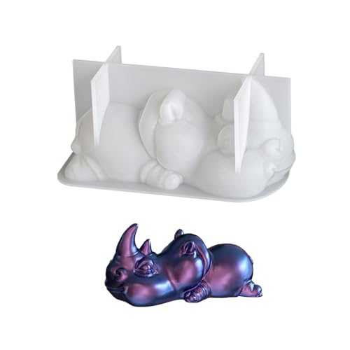 Silikon Alligatoren Nashörner Formen Für Epoxidharzkunst Kreative Tierhandwerksformen Für Häuserdekore Und Geschenkdesign Wildlife Harzformen Home Dekoration von Vexebnular