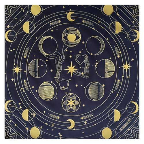 Vexebnular Divinationen Tischdecke Moonphasemuster Astrologie Tarotkarte Tischdecke Altars Stoff Göttlichkeit Brettspiel Accessoire Vexebnular Divinationen Tischdecke Moonphasemuster Astrologie Tarotkarte Tischdecke Altars Stoff Göttlichkeit Brettspiel Accessoire von Vexebnular