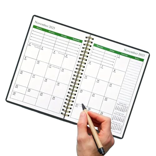 3 Jahre Planer, 2025-2027 Tagesplaner, Notizbuch Terminplaner Datebook for School College Business Home Office Work Tägliche Organisation von Vgvgaj