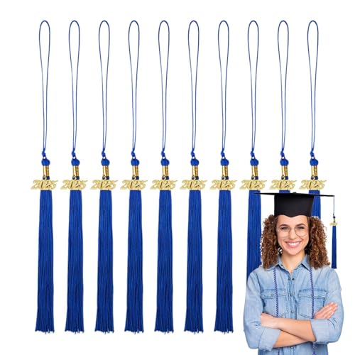 Abschlussquaste – Mörtelquaste für Zeremonie – 10 Stück Hut-Dekorationen mit Anhänger, Souvenir für Universitäten, Gymnasien, Meister und Fotoshootings Abschlussquaste – Mörtelquaste für Zeremonie – 10 Stück Hut-Dekorationen mit Anhänger, Souvenir für Universitäten, Gymnasien, Meister und Fotoshootings von Vgvgaj