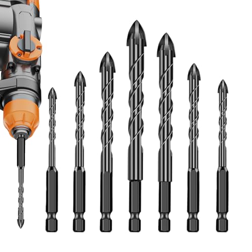 Bohrer-Set Für Bohrmaschinen | Bohrerset,Rutschfester Schnellwechsel-Steckantrieb für Präzisionsbohren im Außenbereich, Elektroinstallation, Holzverarbeitung, Möbelmontage, Gerätereparatur, Sanitärins von Vgvgaj