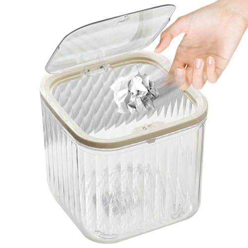 Make-up-Pinselhalter, Staubschutzgehäuse für Kosmetik – transparente Aufbewahrungsbox, platzsparend, für Schlafsaal, Badezimmer, Schlafzimmer, Küche, Wattestäbchen, Büro, Pinsel von Vgvgaj