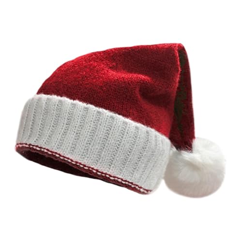 Red 2 Stück Weihnachtsmütze, Weihnachtsmannmütze, Erwachsene, groß, luxuriös, Weihnachtsmütze, Plüsch, weich, Weihnachtsmannmütze, Rot, Weihnachtsmannmütze, Samt, mit Bommel, 45 – 55 cm Red 2 Stück Weihnachtsmütze, Weihnachtsmannmütze, Erwachsene, groß, luxuriös, Weihnachtsmütze, Plüsch, weich, Weihnachtsmannmütze, Rot, Weihnachtsmannmütze, Samt, mit Bommel, 45 – 55 cm von Vgvgaj