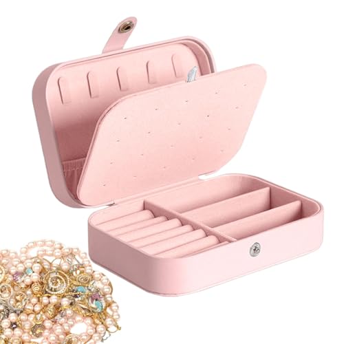 Schmuckschatulle für Reisen, Schmuckkoffer für Reisen | kleiner Schmuckorganizer für Reise | Schmuckorganizer für Mädchen, Freundin, Mutter, Reisen im Freien Schmuckschatulle für Reisen, Schmuckkoffer für Reisen | kleiner Schmuckorganizer für Reise | Schmuckorganizer für Mädchen, Freundin, Mutter, Reisen im Freien von Vgvgaj