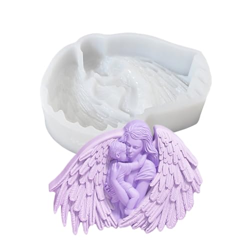 Silikonformen Für Kerzen | Epoxidharz Gießform | Engel Beton Deko Epoxidharz Formen Bastelset Für Tischdekoration Hochzeit Wohnaccessoires von Vgvgaj