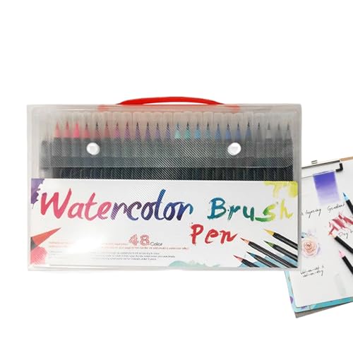 Vgvgaj Filzstifte, Aquarell-Pinsel, Filzstifte, Aquarellstifte, Set mit Markern für Malerei, Zeichnen, Malen, Kunstwerkzeuge, kreative Hobbys für Schule, Zuhause, Projekte für Erwachsene Vgvgaj Filzstifte, Aquarell-Pinsel, Filzstifte, Aquarellstifte, Set mit Markern für Malerei, Zeichnen, Malen, Kunstwerkzeuge, kreative Hobbys für Schule, Zuhause, Projekte für Erwachsene von Vgvgaj