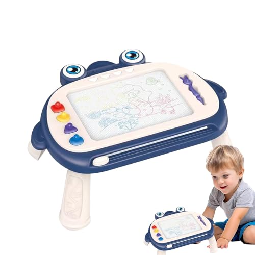 Zeichenbrett für Kleinkinder, Doodle Magnettafel, magnetisches Zeichenspielzeug für Kleinkinder, 4 Farben, Verbesserung der Feinmotorik, Kritzelmatte mit Jam von Vgvgaj