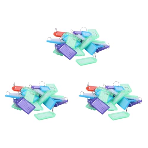Vheolk 75Pcs Mehrfarbenplastikschlüssel Identifikation-Aufkleber-Umbauten mit 2cm Durchmesser-Ring-Schlüsselring Vheolk 75Pcs Mehrfarbenplastikschlüssel Identifikation-Aufkleber-Umbauten mit 2cm Durchmesser-Ring-Schlüsselring von Vheolk
