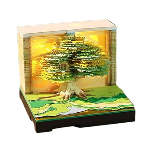 Vhjlfig 3D Schreibtischkalender 2026,Papierskulptur Kunstkalender - Notizblock Memoboard Für Lehrer Schüler Assistenten Freiberufler von Vhjlfig