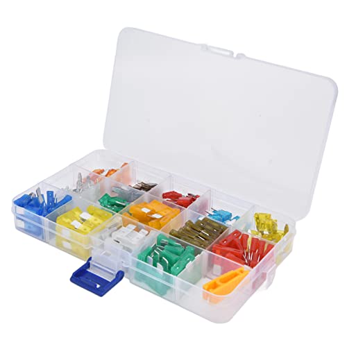140pcs Car Vane/Wing Mini Automotive Sortment Kit mit Klemme/Halter - Einfacher Identifikationsverstärker; Klassifizierter Lagerung für den Autoschutz von ViaGasaFamido