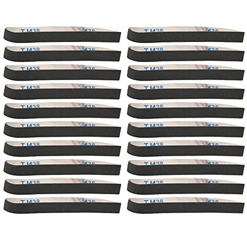 20pcs Schleifgürtel 20,5 X 0,8 Zoll Gürtelschlüsselschleibgürtel Holz Metallfarbe Mahlen Polierburring -Werkzeug für Kleine Gürtelscheibenmaschine (180#) von ViaGasaFamido
