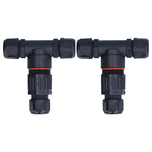 3 -Way Water Box mit Wasserdichten Klemmen Messing für äußere Lichter, IP68 T -Formular für Street Light Stecker Nylonkabelanschluss (Drei in und drei raus) von ViaGasaFamido
