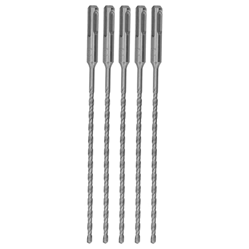 5pcs 2 Flöte Selbst Zentrierende Spitze Konstruktion Drillbits 210 Mm Schneller Chipentfernung Rotationshammer für Ziegelstein und Beton (5 mm) von ViaGasaFamido