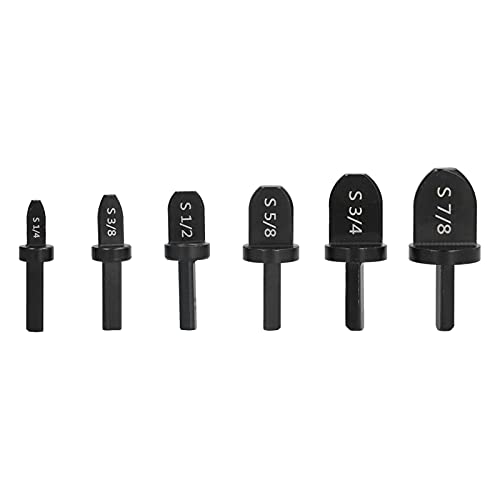 6pcs Swage Tool HLK Reparatursatz Langweiliger Bohrer Bits Schwankung Werkzeugbohrer BIT Set Klimaanlage EXPANDER ÜBER BIT 7/8 3/4 5/8 1/2 3/8 1/4 Zoll (Dreieckiger Griff) von ViaGasaFamido