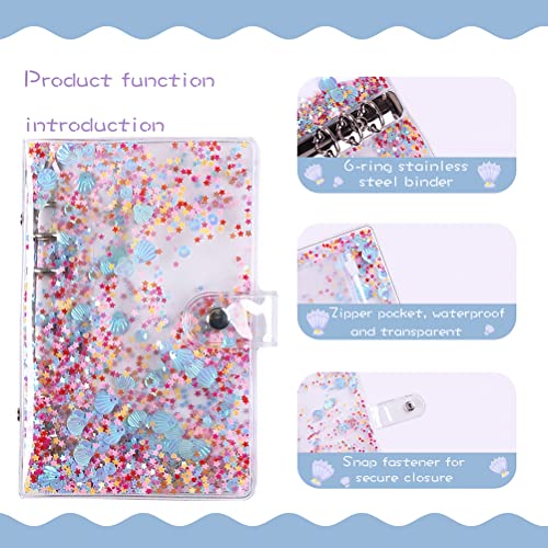 A6 -Budgetplaner mit Taschen mit Reißverschluss, um das Ideale Budget für Reisende und Geschäftsstudenten zu überwachen - Robuste und Resistente PVC Geräte (BLACK #66) von ViaGasaFamido