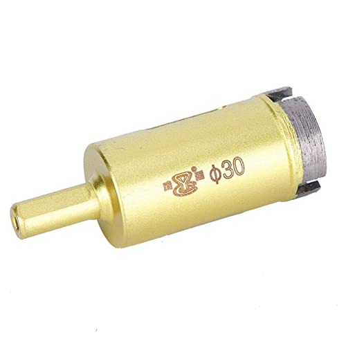 Bohrwerkzeug für Keramik -Marmorglasstein, Optionale Größe 6mm-50 Mm, sicher, Ordentlich und Glattes Öffnen, Ideal für Hartmaterialbohrungen (30 mm) von ViaGasaFamido