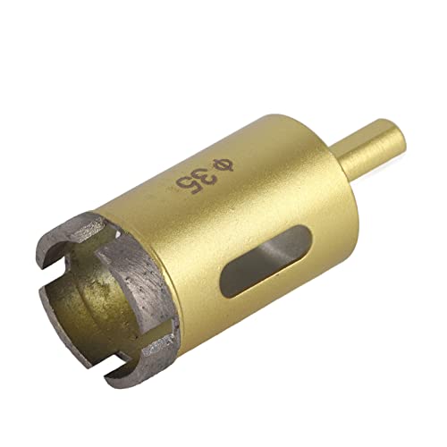 Bohrwerkzeug für Keramik -Marmorglasstein, Optionale Größe 6mm-50 Mm, sicher, Ordentlich und Glattes Öffnen, Ideal für Hartmaterialbohrungen (35 mm) von ViaGasaFamido