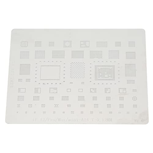 Edelstahl -Zinnpflanzvorlage für die IOS -12 Serie CPU Präzise Positionierung BGA Neuballerschablone Edelstahl -Zinnpflanzvorlage für die IOS -12 Serie CPU Präzise Positionierung BGA Neuballerschablone von ViaGasaFamido