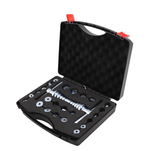 Fahrrad-Lagerpressen-Set, Aluminiumlegierung, Nabenlager-Installations-Drift-Kit-Set, Drift-Bike-Werkzeug-Kit, Nabenlager-Pressen-Set, Radlager-Installationswerkzeug mit 18 Paar Pressblöcken Fahrrad-Lagerpressen-Set, Aluminiumlegierung, Nabenlager-Installations-Drift-Kit-Set, Drift-Bike-Werkzeug-Kit, Nabenlager-Pressen-Set, Radlager-Installationswerkzeug mit 18 Paar Pressblöcken von ViaGasaFamido