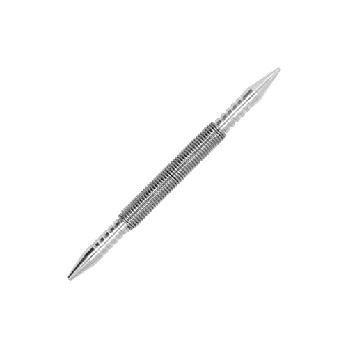 Federbelasteter Körner, hochwertiger Metall-Nagelstanzer Doppelkopf-Nagelkopf-Stanzwerkzeug Kompakter Halter für HeimwerkerhandwerkKörner & Locheisen Federbelasteter Körner, hochwertiger Metall-Nagelstanzer Doppelkopf-Nagelkopf-Stanzwerkzeug Kompakter Halter für HeimwerkerhandwerkKörner & Locheisen von ViaGasaFamido