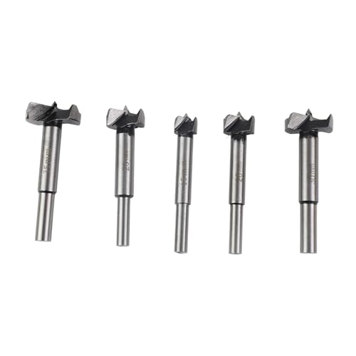 Forstner Bohrer Bits 5 Hohe Härte Set 45 Broks von Abeter Bench Benry für Tischler-, Elektro- und Schaltbohrungen von ViaGasaFamido