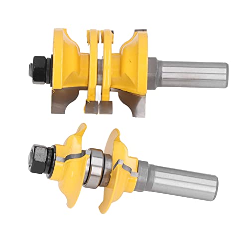 Gespeicherte Eingangstür Tenon Router Bit Kohlenstoffstahlküste Rail Frensen Cutter 1/2in Shank 2pcsset für MDF und Partikett Gespeicherte Eingangstür Tenon Router Bit Kohlenstoffstahlküste Rail Frensen Cutter 1/2in Shank 2pcsset für MDF und Partikett von ViaGasaFamido