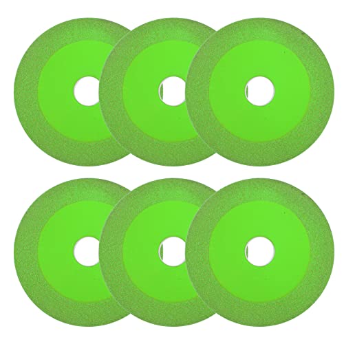 Glasschneideisscheibe, 6pcs Grüne Glas Keramik Diamant Schneidblattscheibe Zum Mahlen von Glas, Jade, Kristall, Weinflaschen, Fliesen von ViaGasaFamido