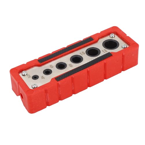 Handheld Bohrer Jig Gerade Loch 2 Bis 12 Mm Bohrschableiter Tragbares Holzbearbeitungsbohrlokator Holz Doweling Hole Locator Hochgeschwindigkeit Stahl Tischtasche Werkzeug von ViaGasaFamido