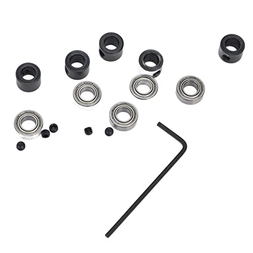 Router -Bit -Lager Stahlboden mit Unten Montiertem Kugel Guide Tool Set Kit Zum Austausch Langlebig und Stabil 5 Sätze Bequeme Installation für Router Bits und Werkzeughalter Router -Bit -Lager Stahlboden mit Unten Montiertem Kugel Guide Tool Set Kit Zum Austausch Langlebig und Stabil 5 Sätze Bequeme Installation für Router Bits und Werkzeughalter von ViaGasaFamido