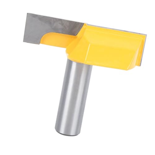 Starke Praktikabilität, Professionelles Design, Gebrauchsbereich, 2,2 -Zoll -Durchmesser Flachboden Bit für Carpenter Holzbearbeitung Router Bit Legierung Mahlschneider mit 0,5 -Zoll -Runden von ViaGasaFamido