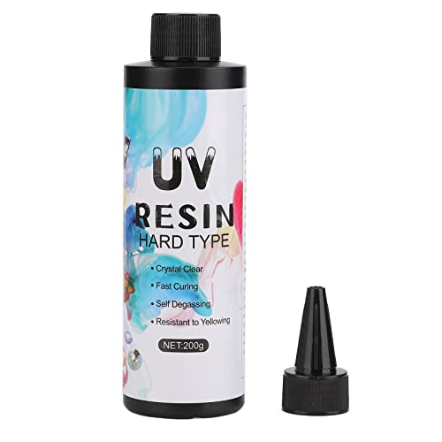 UV -Harz Kleber Schnell Härtungsübergreifend Handel DIY Klar Durchsichtige Farbe Anti -vergilbt Schnellklebstoff Keine Klebrigen Rückstände Kunstzubehör für Bastelschmuck Machen von ViaGasaFamido