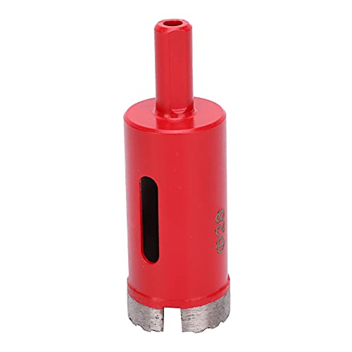 ViaGasaFamido 1,2-Zoll-Diamantbohrer Bit Hochwertiger Opener für Betonmarmorbohrungen, für die Meisten Hand-Elektrobohrer, Gerade Schafts, Rot (Φ28) von ViaGasaFamido