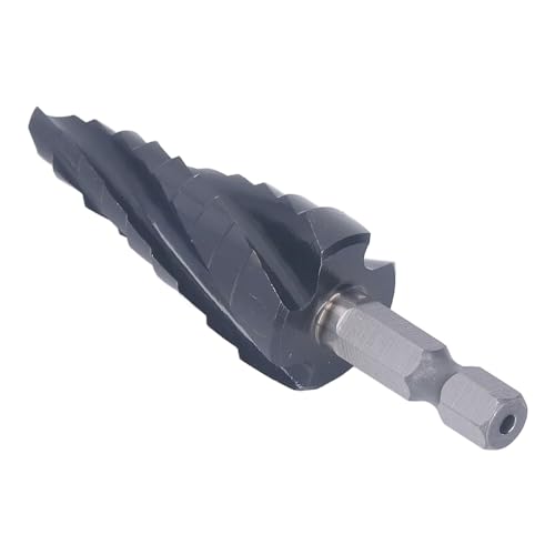 ViaGasaFamido 1/4in -Schaft -Stiefmaschinenbohrer, M35 Cobalt 4 Flöte Stufe Drill 9 Größen Spiralflöte Stiefmaschinenbohrmaschine Expander 1/4 Hex Shank, Stiefmaschinenbohrer, Schneiden Schneller von ViaGasaFamido
