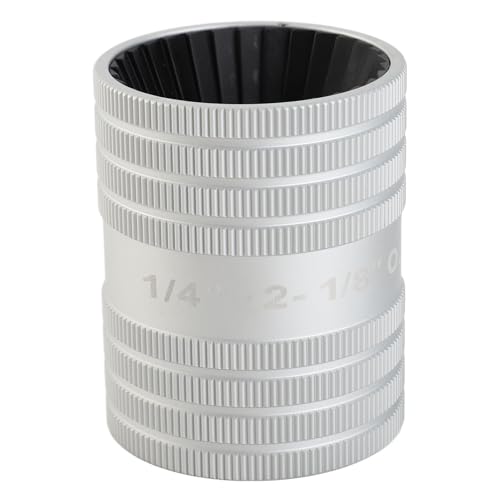 ViaGasaFamido 1/4inch to 2-1/8inch O.D Innen-Außen-Reibahle, Edelstahl-Rohrreibahle, PVC-Reibahle für Debarring- und Fasenrohre von ViaGasaFamido