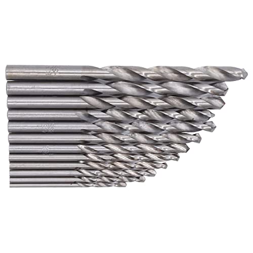 ViaGasaFamido 1,5-6,5 Mm Schaft-HSS-Twist-Bohrer-Bit, Gute Schneidhärte und Geschwindigkeit, Hochtemperaturfestigkeit und Verschleißfestigkeit, 13-pcs (SILVER) von ViaGasaFamido