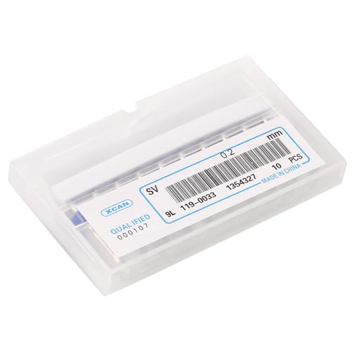 ViaGasaFamido 10pcs Carbid-Mikrobohrer, PCB-Bohrer-Bits, Hochwertige Materialien, Verbesserung der Lochwandqualität, Große Abladungsraum, Exquisite Handwerkskunst, für die PCB-Baugruppe (0,2 mm) von ViaGasaFamido