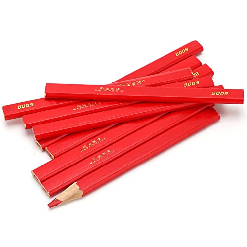 ViaGasaFamido 10pcs Carpenter Stifte Achteckige Harte Rote Holzbearbeitung Mark Stift 170 -mm -Bauherren Holzmarkierungswerkzeug für Holzkeramikfliesen Metallglas Leder Plastikmarkierung ViaGasaFamido 10pcs Carpenter Stifte Achteckige Harte Rote Holzbearbeitung Mark Stift 170 -mm -Bauherren Holzmarkierungswerkzeug für Holzkeramikfliesen Metallglas Leder Plastikmarkierung von ViaGasaFamido