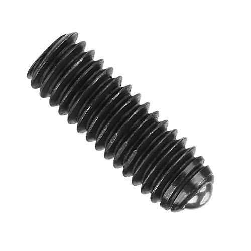 ViaGasaFamido 10pcs M4 Schraubengewindekugel Federköpfe SEX SEX COCKEL KULLE POCK Kohlenstoffstahl Federkolben für Mechanische Geräte, Klemmen, Automatische Maschinen (M4*10 (10pcs)) von ViaGasaFamido