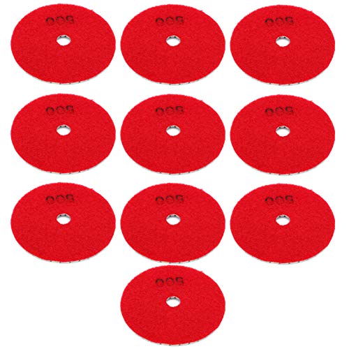 ViaGasaFamido Diamantpolierkissen 10pcs 3 Zoll Schleifscheiben Adeln für Steine 500 Mesh Nass Trockener Polierstein für Marmor, Beton, Keramikglas ViaGasaFamido Diamantpolierkissen 10pcs 3 Zoll Schleifscheiben Adeln für Steine 500 Mesh Nass Trockener Polierstein für Marmor, Beton, Keramikglas von ViaGasaFamido