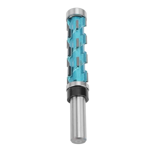 ViaGasaFamido Flush Trim Router Bit, Doppel Lager Spiral Router Bit 1/2 Zoll Schaft 3/4 Zoll Schnitt Durchmesser, mit Mehrfach Klingen Design für Holz Bearbeitung Holz MDF Trimmen von ViaGasaFamido