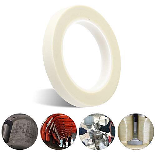 ViaGasaFamido Hitzebeständiger Glasfasertuch Einseitig abdichtender Klebeband Isolierverband für Motor, Transformator, Hochtemperaturabschirmung Weiß 15 mm x 30 m ViaGasaFamido Hitzebeständiger Glasfasertuch Einseitig abdichtender Klebeband Isolierverband für Motor, Transformator, Hochtemperaturabschirmung Weiß 15 mm x 30 m von ViaGasaFamido