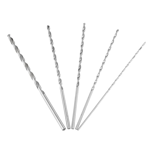 ViaGasaFamido Hochgeschwindigkeits -Stahl -Drehbohrbits, Extra Langes 150 Mm 5 -teiliges Set mit Schneiden für Holzaluminiumkunststoffe von ViaGasaFamido