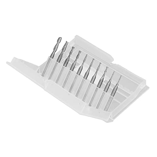 ViaGasaFamido Hochhärte Endmühle 1/8 Set Bit HSS, 1,0 Mm Bis 3,175 Mm für Holz, CNC -Fräser von ViaGasaFamido