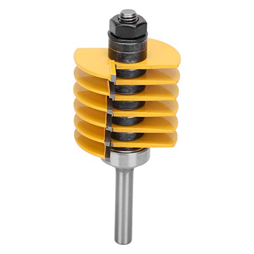 ViaGasaFamido Holzbearbeitungsmühlenschneider Fingergelenk Router Bit, Kleine, Carbid -Klingen für Glänzendes Schneiden, Gelber Wolframstahl mit 8 Mm Schaft ViaGasaFamido Holzbearbeitungsmühlenschneider Fingergelenk Router Bit, Kleine, Carbid -Klingen für Glänzendes Schneiden, Gelber Wolframstahl mit 8 Mm Schaft von ViaGasaFamido