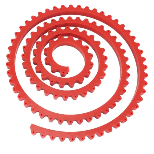 ViaGasaFamido Holzbearbeitungsprofilerstellungstreifen, Flexible Kurvenvorlage mit Kettengetriebenem Mehrpunktfixing für das Übertragen Gebogener Muster, Einstellbare Fixe Komplexe Form (2m) von ViaGasaFamido